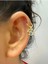 Arescollection Mavi Zirkon Taşlı Kutup Yıldızı 1 Adet Helix Kıkırdak Kulak Memesi Uyumlu Halka Piercing Küpe 2
