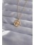 316L Çelik Zincir Gold Renk Zirkon Taşlı Kutup Yıldızı Kolye - TJ-BKO9013 1