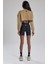 Alejandro Sütlü Kahve Crop Sweatshirt 4