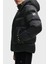 Logolu Regular Fit Çıkarılabilir Kapüşonlu Şişme Mont Erkek Mont 50525364 001 5