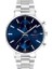 G121021 Quartz Çelik Gri Lacivert Kadran 45 mm Erkek Kol Saati 1