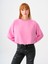 Long Crop Kadın Sweatshirt 1