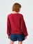 Loose Crop Kadın Sweatshirt 3