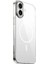 Apple iPhone 16 Plus Kılıf Magsafe Şarj Özellikli Şeffaf Cam Arka Yüzey Redclick G-Glass Kapak 2