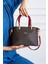 Yeni Sezon Monogram Baskı Mini Boy 4 Gözlü Kadın El ve Omuz Çantası 24X17CM PBU9104 2