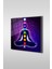 7 Çakra Meditasyon Dekoratif Kare Cam Tablo 1