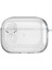 Apple Airpods Pro için Tpu Toka Tamı tooth Karabina İle Şeffaf Şeffaf Kulaklık Kılıfı (Yurt Dışından) 1
