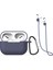 Airpods Pro için Silikon + Kordonu + Taşınabilir Kanca Kulaklık Kılıfı (Yurt Dışından) 1