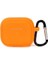Airpods Pro 2 için Kutusu Darbeye Dayanıklı Yumuşak Silikon , Anti Kayıp Karabina Turuncu Kulaklık Kılıfı (Yurt Dışından) 1