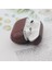Apple Airpods Pro Brown için Kaybolmaya Karşı Kancalı Yılan Derisi Dokulu Pu Deri Kulaklık Kılıfı (Yurt Dışından) 1