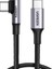 iPhone 15 Serisi Için 1 M 100 W Pd Hızlı Şarj Kablosu Örgülü USB C Veri Kablosu Tip-C Erkek-Tip-C Erkek 90 Derece Dirsek Kablosu (Yurt Dışından) 1