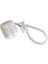 Apple Airpods için Şarj Lı 2016 2019 Kablosuz Şarj Lı Airpods 2019 Şık Şeffaf Tpu Galvanik Aşk Kalp Desenli Ayı Kolye Bilezikli Kulaklık Kılıfı (Yurt Dışından) 1