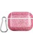 Apple Airpods Pro Glitter Tpu+Pu Koruyucu Gül Kulaklık Kılıfı (Yurt Dışından) 1