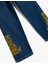 Işlemeli Kot Pantolon Düz Paça Cepli Pamuklu- Straight Jean 3