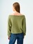 Long Crop Kadın Sweatshirt 3