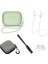 Airpods Pro 2 için 6'Sı 1 Arada Silikon Koruyucu + Anti Kayıp Halat + Saklama Kutusu + Fırça + Saat Bandı Tutucu + El Halatı Matcha Kulaklık Kılıfı (Yurt Dışından) 1