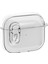 Apple Airpods 3 için Pc + Tpu Anti Damla Şeffaf Asılı Toka Şeffaf Kulaklık Kılıfı (Yurt Dışından) 1