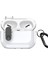 Apple Airpods Pro 2 için Tpu+Pc Asma Kancalı Şeffaf Kulaklık Kılıfı (Yurt Dışından) 1