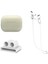Apple Airpods Pro 2 için 3'Ü 1 Arada Şarj Kulakiçi Tutuculu Koruyucu Silikon Seti Anti Kayıp Boyun Askısı Floresan Kulaklık Kılıfı (Yurt Dışından) 1