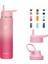 Çocuk Yalıtımlı Vakumlu Su Şişesi Hasır Kapaklı Paslanmaz Çelik Su Şişesi Erkekler ve Kızlar Için Sızdırmaz Hafif Çevre Dostu (550ML) (Yurt Dışından) 1