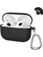 Kalın Silikon Darbeye Dayanıklı Kablosuz tooth Koruyucu Apple Airpods için Karabina İle Pro Kulaklık Kılıfı (Yurt Dışından) 1