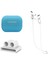 Apple Airpods Pro 2 için 3'Ü 1 Arada Şarj Kulakiçi Tutuculu Koruyucu Silikon Seti Anti Kayıp Boyun Askısı Floresan Kulaklık Kılıfı (Yurt Dışından) 1