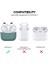 Apple Airpods 3 için Silikon Koruyucu tooth Anti Damla İle Anti Toz Şarj Portu Fiş Kulaklık Kılıfı (Yurt Dışından) 2
