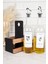 Tekno Trust 2'li Cam Yağdanlık Ahşap Stantlı Zeytin Yağı Ayçiçek Yağı Şişesi Yağdanlık Seti 750 ml 3