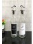 Cam şişe seti, 375 ml, siyah, 4'lü, şeffaf ve şık yağlık, akıtıcı tasarım 1