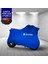 Ultra Shop Pıaggıo Beverly S 400 Uyumlu Motosiklet Branda Topcase Çanta Uyum Logolu Kumaş Penye Mavi Motor Branda 1