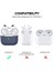 Apple Airpods 3 için Silikon Koruyucu tooth Anti Damla İle Anti Toz Şarj Portu Fiş Gece Yarısı Kulaklık Kılıfı (Yurt Dışından) 2