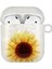 Apple Airpods için 2016 2019 Airpods Kablosuz 2019 Kabuk Tahıl Desen Baskılı Imd Tpu Kancalı Koruyucu Ayçiçeği Kulaklık Kılıfı (Yurt Dışından) 2