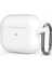 tooth Silikon Koruyucu Toz Geçirmez Apple Airpods için Karabina İle 3 Kulaklık Kılıfı (Yurt Dışından) 1
