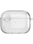 Apple Airpods Pro için tooth Pc + Tpu Kristal Şeffaf Asılı Toka Şeffaf Kulaklık Kılıfı (Yurt Dışından) 1