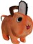 Anime Testere Adam Peluş Oyuncak Kahverengi 25CM (Yurt Dışından) 1