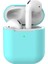 Apple Airpods için Kablosuz Şarj Lı Yumuşak Silikon 2019 Cyan Kulaklık Kılıfı (Yurt Dışından) 1