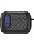 Apple Airpods Pro için Kablosuz Karbon Fiber Tpu+Pc Renkli Toka Anahtarlık + Kulaklık Kılıfı (Yurt Dışından) 1