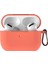 Apple Airpods Pro için Tokalı Turuncu Silikon Kulaklık Kılıfı (Yurt Dışından) 1
