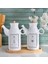 Tekno Trust 6 Parça Bambu Standlı 2’li Porselen 1000ML Yağdanlık ve 3’lu Çay Şeker Tuz Kavanoz Set 3