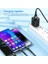 1,3 M Usb/type-C-Ip/type-C/mikro USB 5A LED Göstergeli Hızlı Şarj Veri Kablosu, Naylon Örgülü-Yeşil (Yurt Dışından) 3