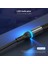 1,3 M Usb/type-C-Ip/type-C/mikro USB 5A LED Göstergeli Hızlı Şarj Veri Kablosu, Naylon Örgülü-Yeşil (Yurt Dışından) 4
