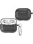 Apple Airpods Pro için Şık Karbon Fiber Tpu Çizilmez tooth Tam Vücut Koruma Kol Kulaklık Kılıfı (Yurt Dışından) 2
