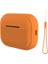 Apple Airpods Pro 2 için Radyo Tarzı tooth Koruyucu Çizilmez Kordon Turuncu Kulaklık Kılıfı (Yurt Dışından) 1