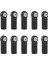10 Bağlantı Çubuğu Ucu Bilyaları 4mm Diş 1/10 1/8 Aksesuarları Için (Yurt Dışından) 1