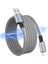 1,5m Usb-A'dan 8pin'e 12W Manyetik Şarj Kablosu 480MBPS Telefon Veri Kablosu (Yurt Dışından) 1