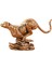 Pirinç Leopar Süsü Fengshui Leopar Heykelciği Masa Ev Kitaplıkları Için (Yurt Dışından) 5