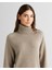 Kadın Gri Relaxed Fit Dik Yaka Elbise 4502078.24 4
