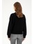 Kadın Siyah Sweatshirt 50296874-VR046 5