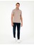Erkek Vizon Slim Fit Tişört 50285411-Vr052 4