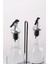 2 Adet Şeffaf 750 ml Yağdanlık ve Siyah Stand, 4+ Parça, Bej Hacimli Set 3